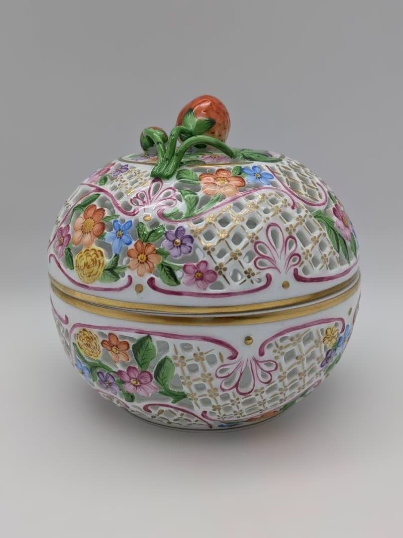 #15291　美品 ヘレンド ファンタジー シリーズ ボンボニエール