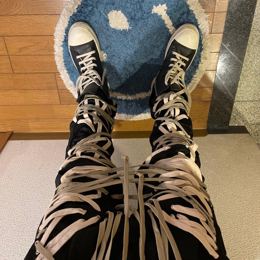 rick owens リックオウエンス　風　レース　パンツ　サルエル