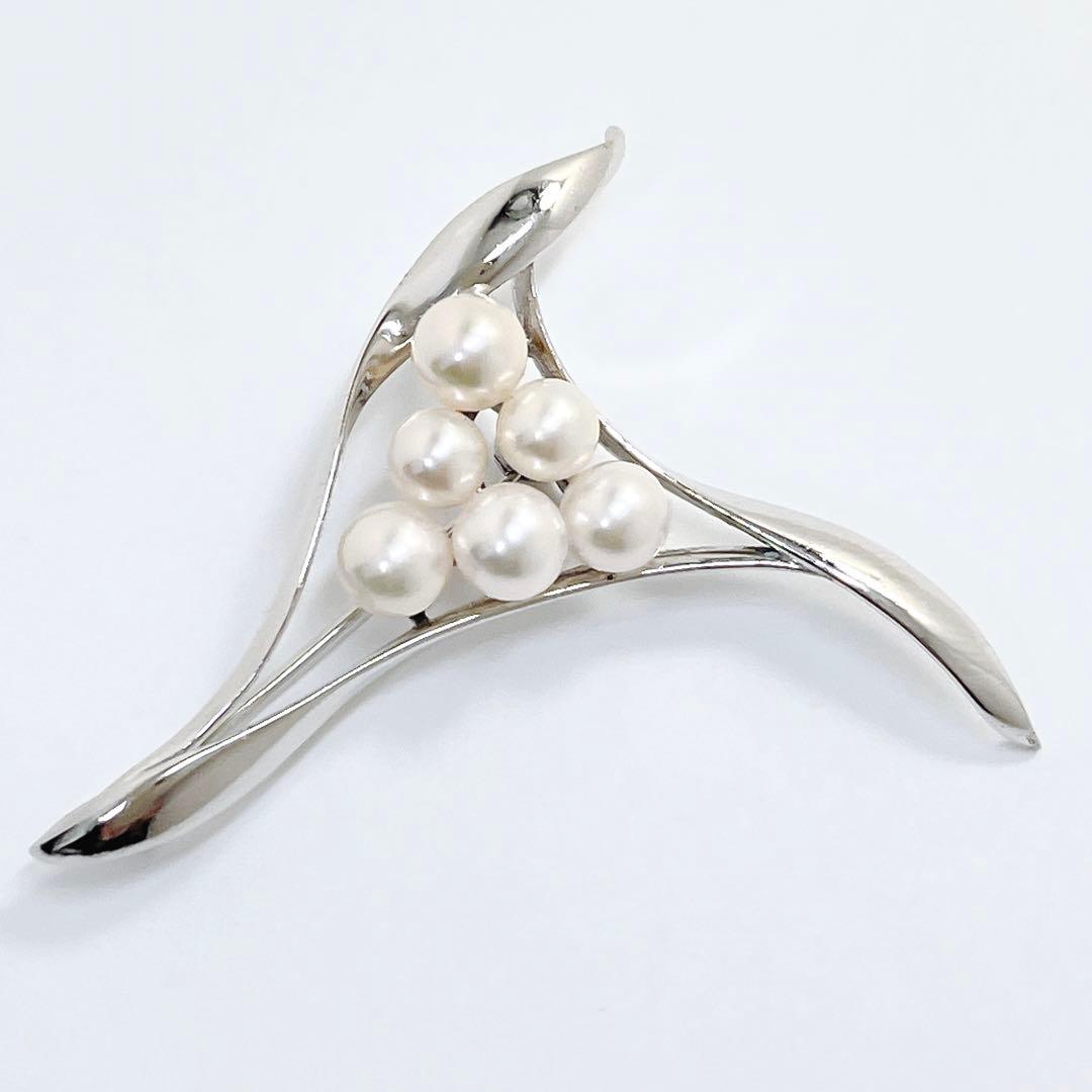 美品✨MIKIMOTO ミキモト パール　ブローチ　コサージュ