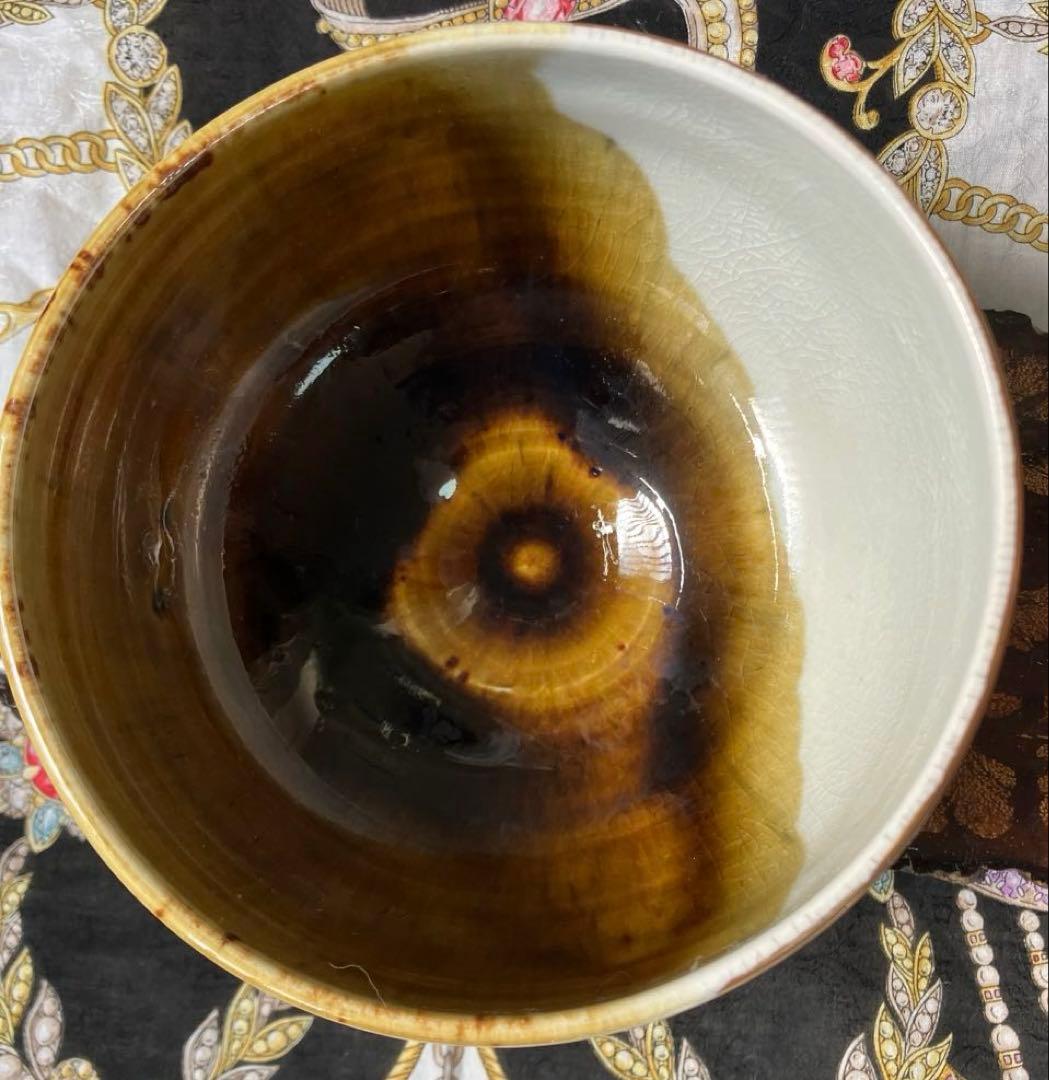 九谷焼　陶宝造　木米碗　抹茶茶碗　茶道具　未使用　美品　共箱付き