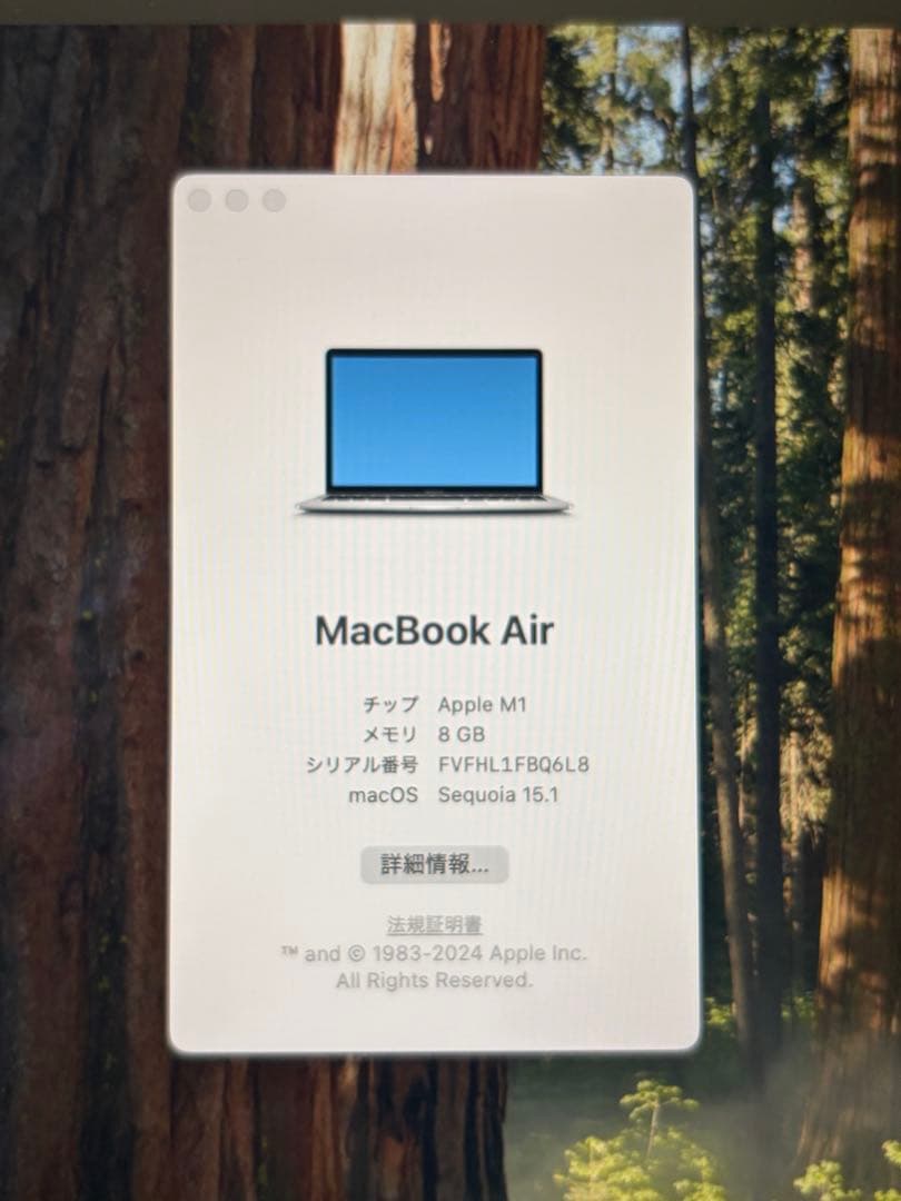 土*！様 MacBook Air M1 2020 8G 256G