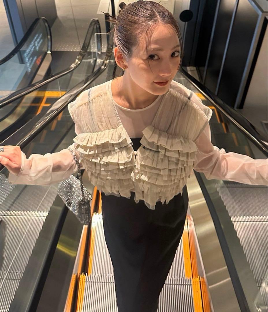 完売商品　最終値下げ　ANDRESD チュールドレス　結婚式ドレス　2次会