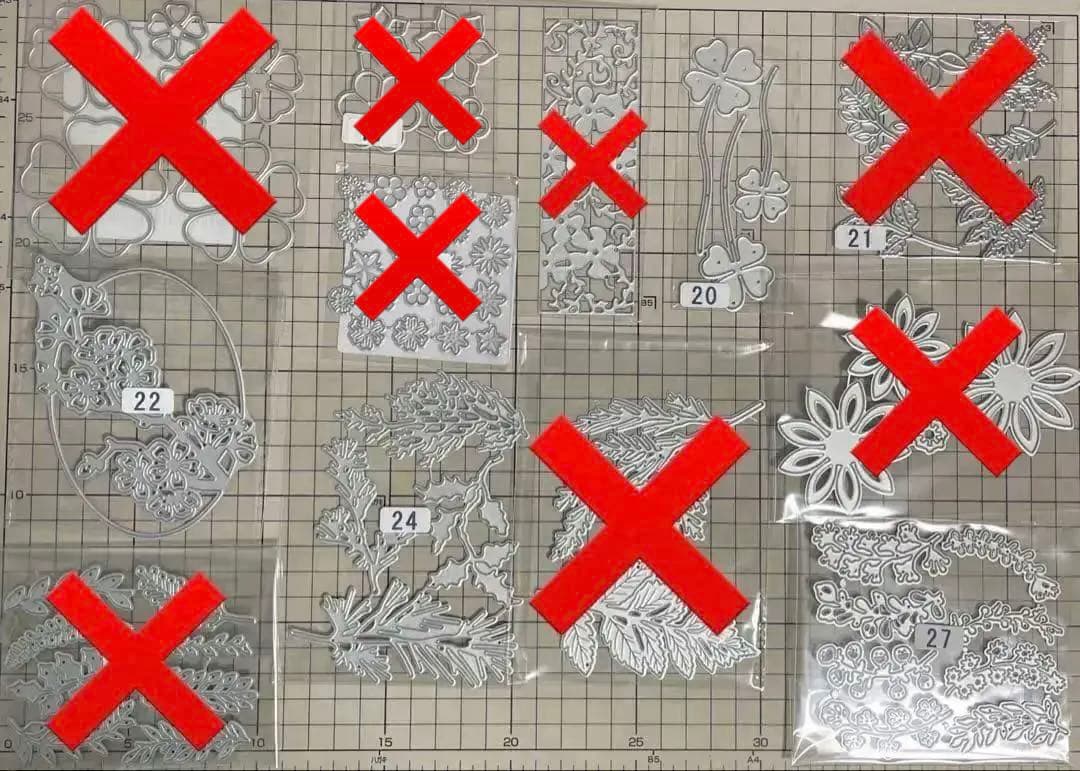 追加しました（お写真16.17枚目）選べるカッティングダイ　300円均一