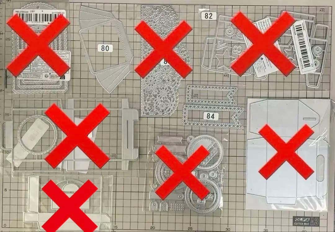 追加しました（お写真16.17枚目）選べるカッティングダイ　300円均一