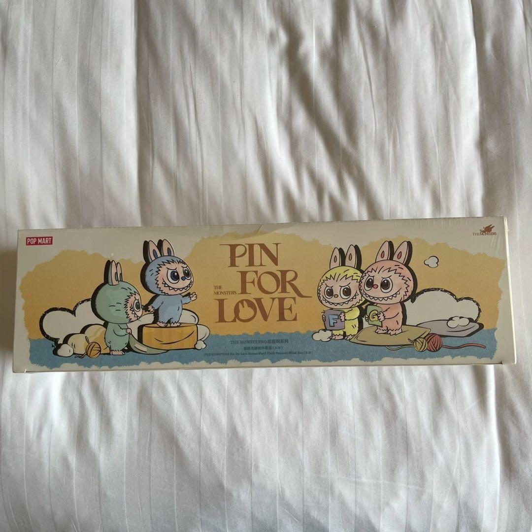 PIN FOR LOVE POPMART ラブブ 黄色 V4