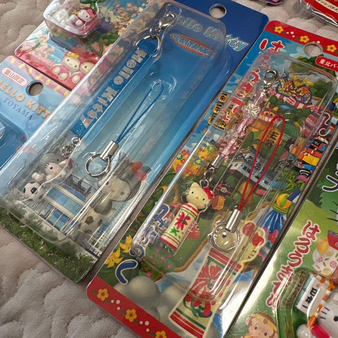 ハローキティ ストラップ 13個セット　まとめ売り　ご当地キティ　レア