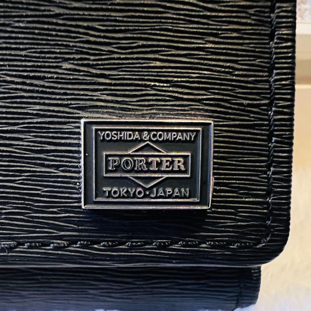 【未使用に近い】PORTER ポーター カレント 4連キーケース ブラック