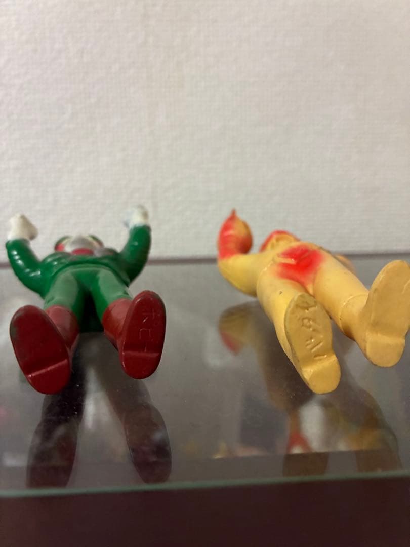 当時物　仮面ライダーV3　コブラ男　ミニソフビ　ポピー　バンダイ