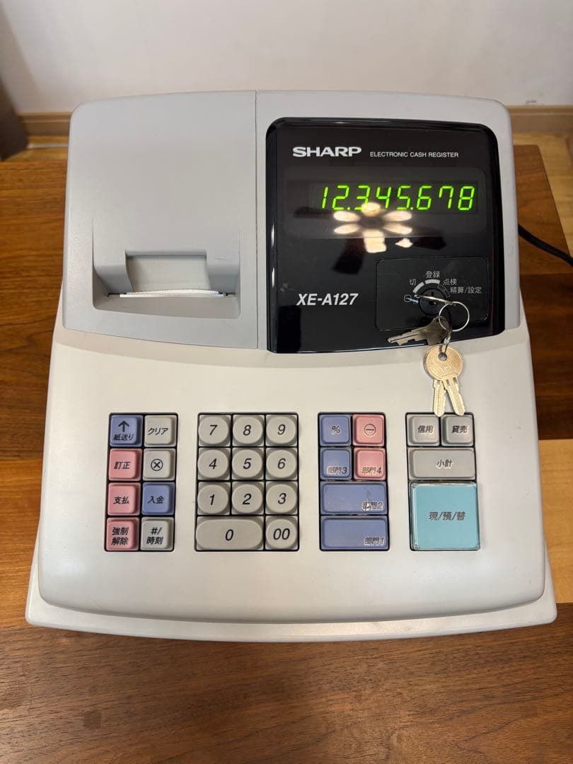 SHARP 電子レジスター　 XE-A127