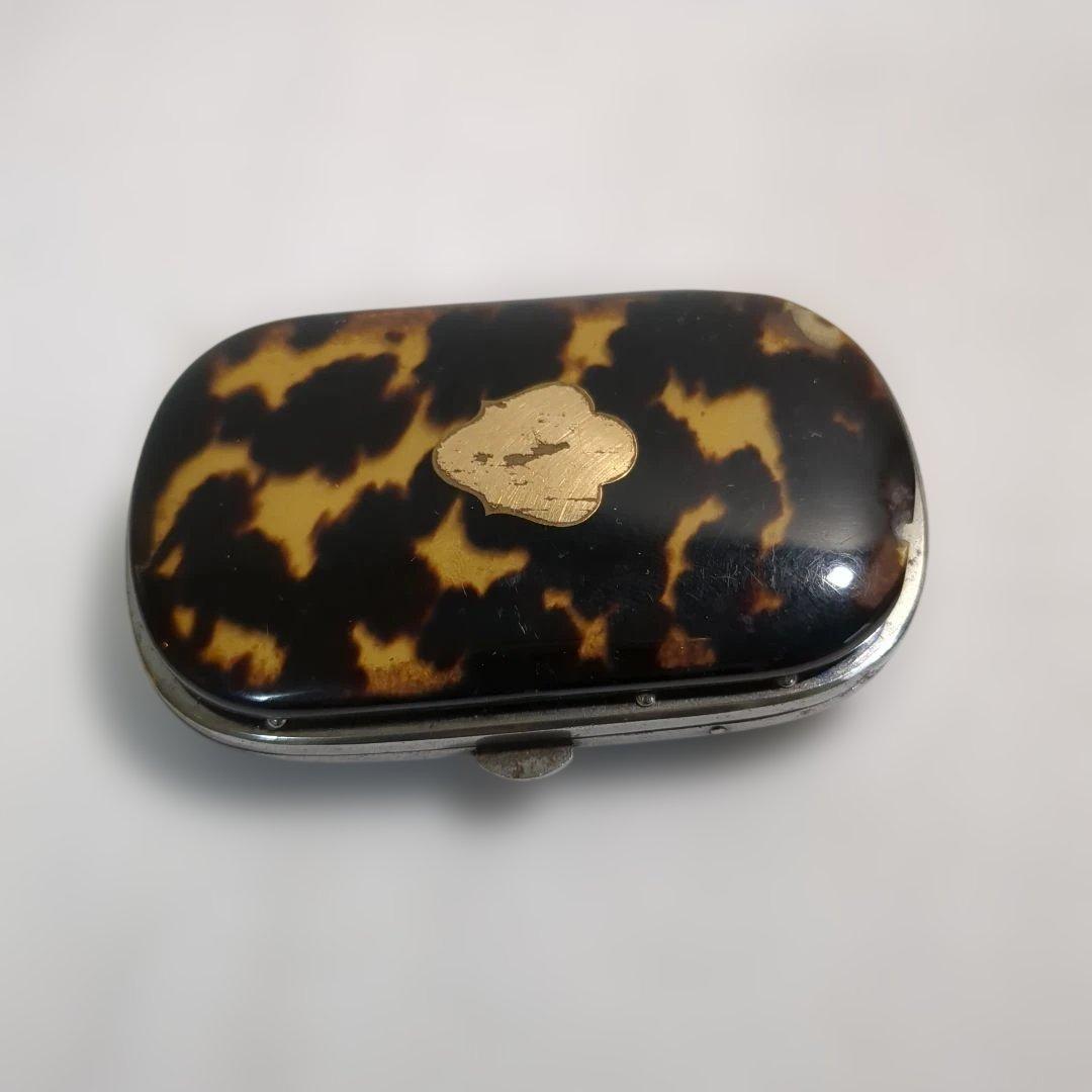 本鼈甲 小銭入れ ヴィンテージ 古美術
