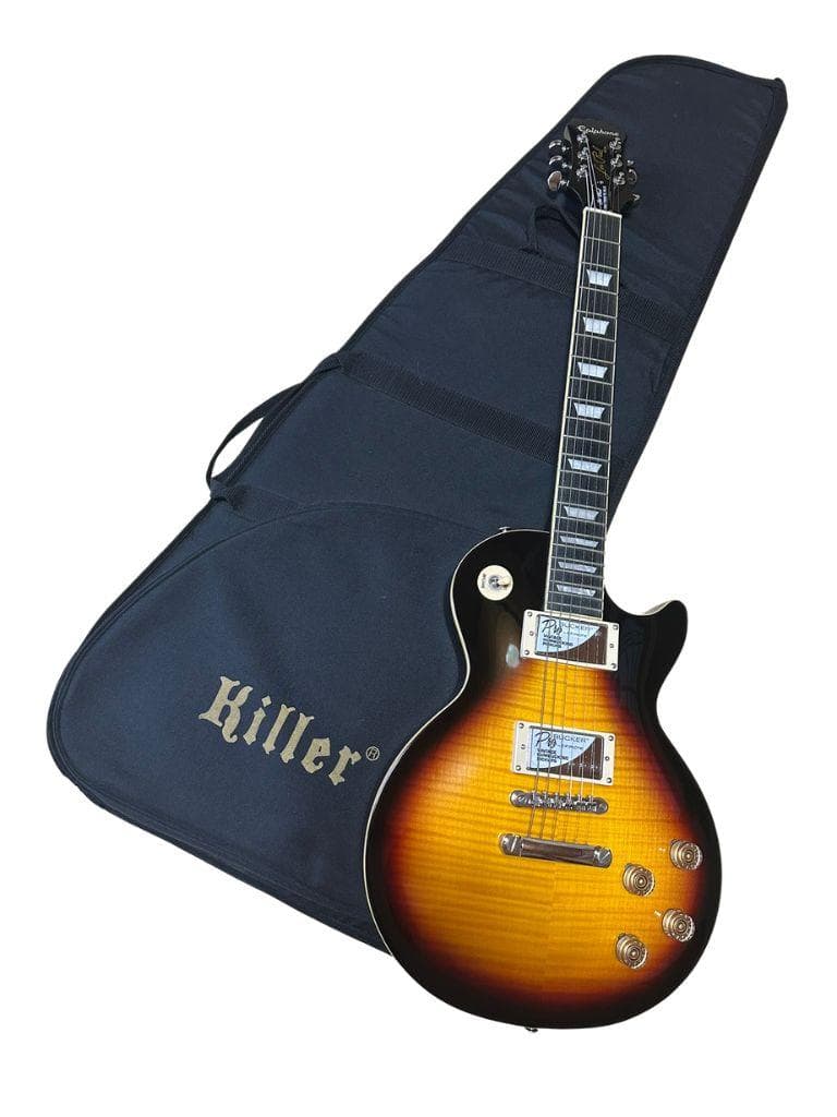 killer製ケース付　Fシリアル Epiphone レスポールダークバースト