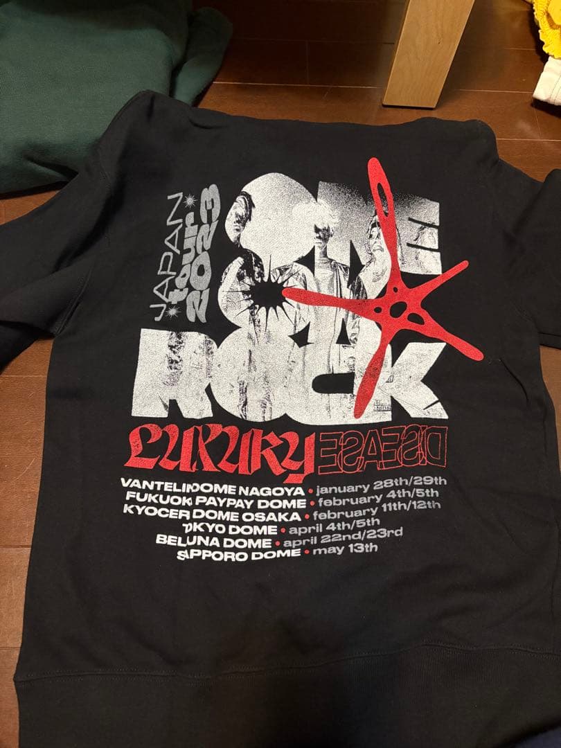 ONE ROCK 2023 パーカー Mサイズ 黒