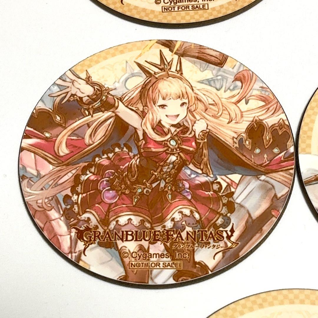 【美品】『グランブルーファンタジー』ハードボードコースター 8種