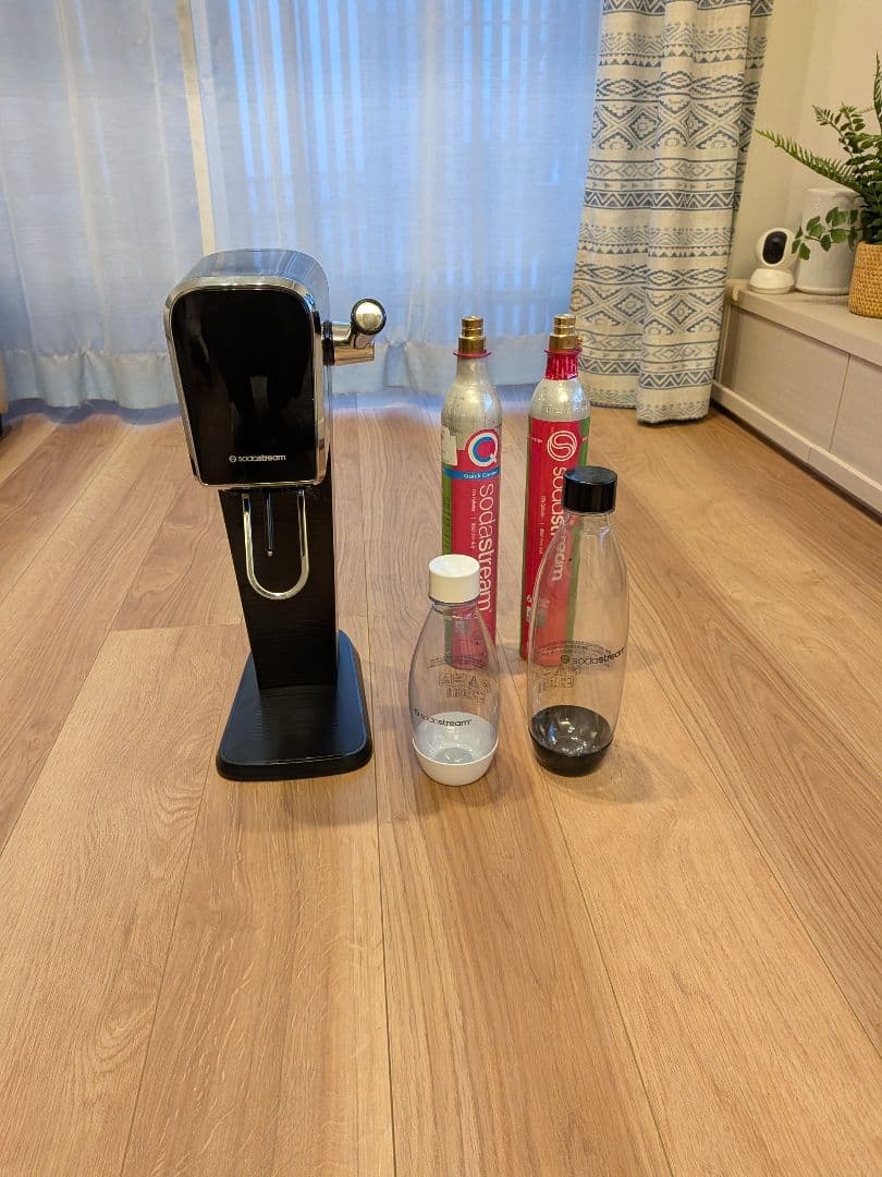 ソーダストリーム ART (アート) 炭酸水 ブラック ボトル3本付き