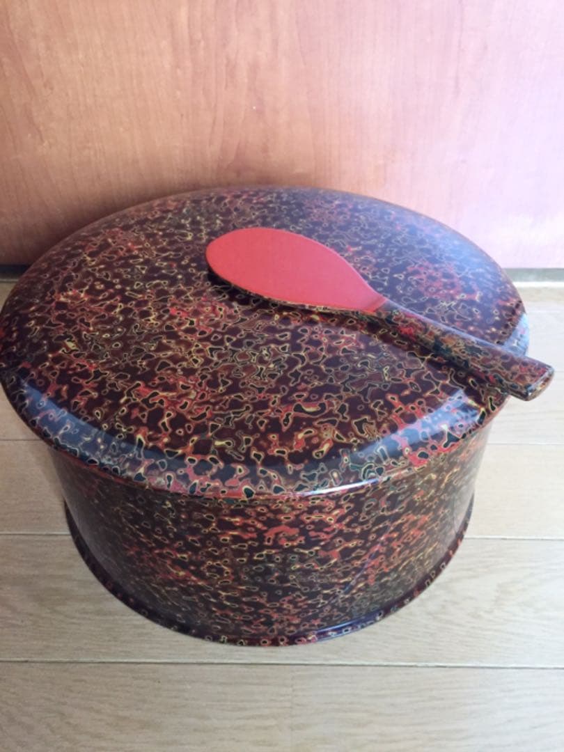 津軽塗 本漆塗 おひつ お櫃台 お膳台 伝統工芸品 定価13万円