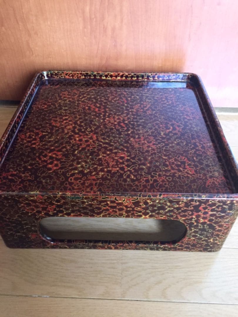 津軽塗 本漆塗 おひつ お櫃台 お膳台 伝統工芸品 定価13万円