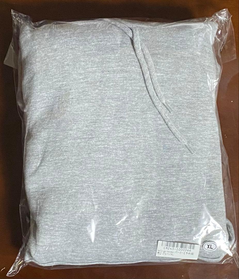 【※色はグレー】サバシスター　ロゴパーカー　グレー サイズXL