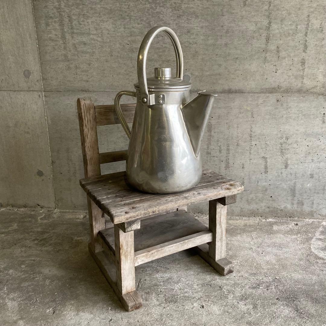 ミルクポット ケトル 学校 給食 容器 大型 アルミ 金属 レトロ ヴィンテージ