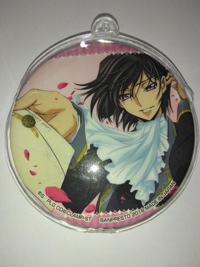 コードギアス 反逆のルルーシュルルーシュ　手紙vir　一番カフェ缶バッジ