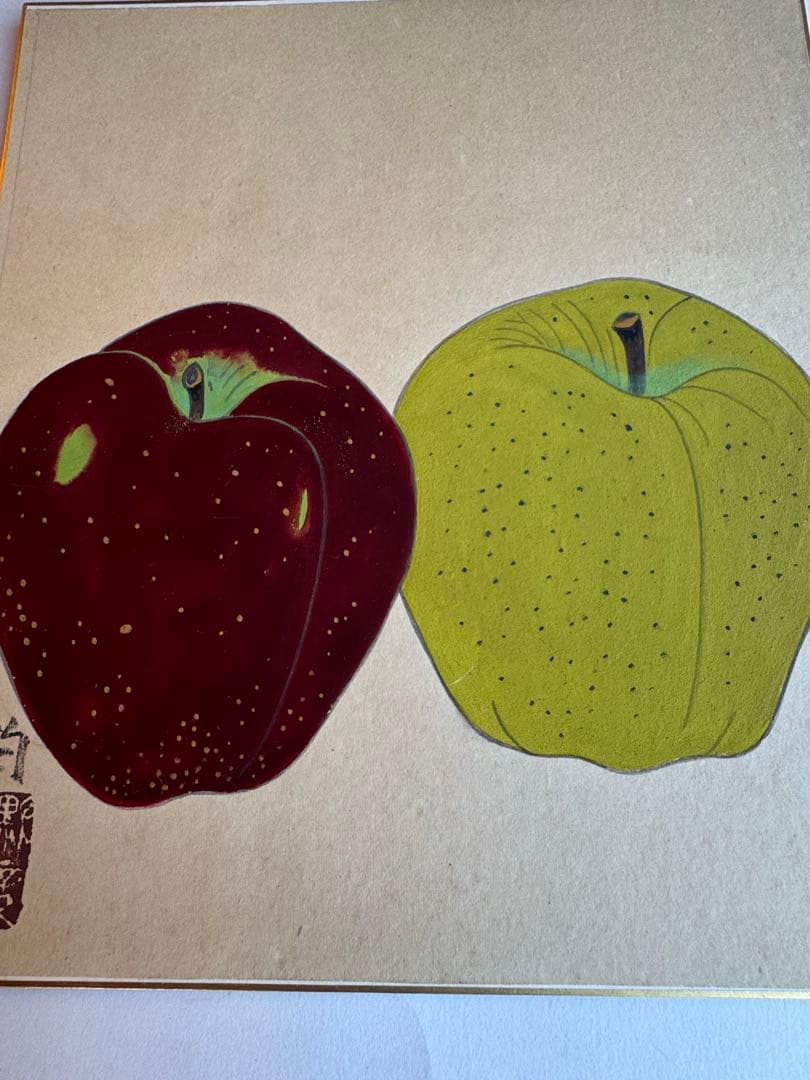 【希少】小松均　日本画　色紙