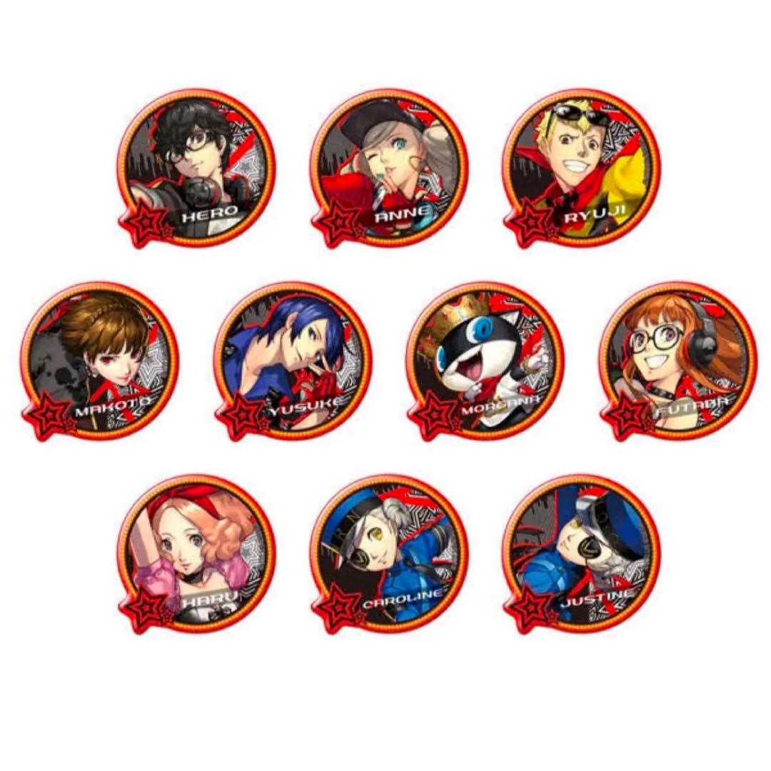 ペルソナ5 ダンシング・スターナイト ぷくっとバッジコレクション 全10種