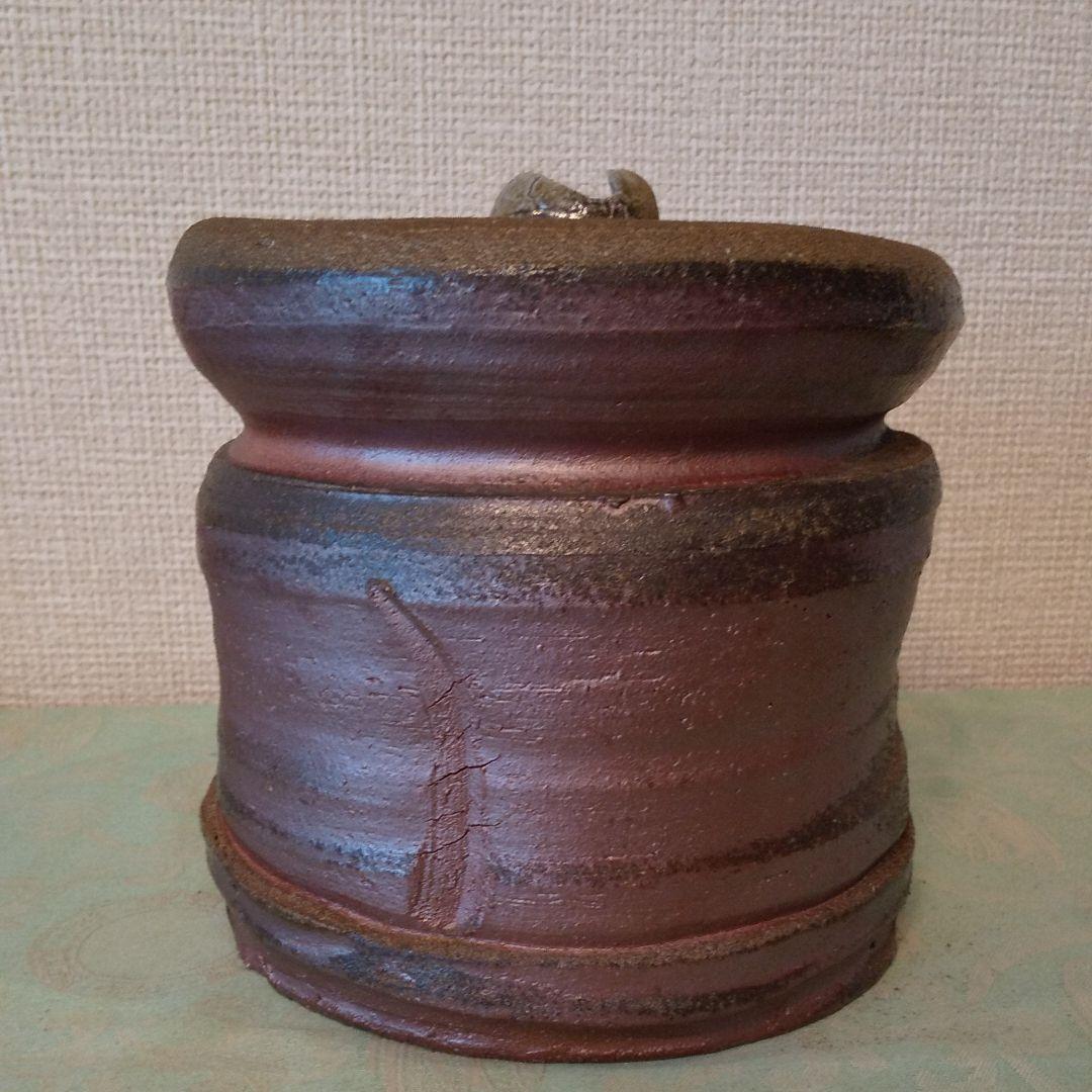 備前焼 お茶席 水差し ＆おまけの畳の台座プレゼント