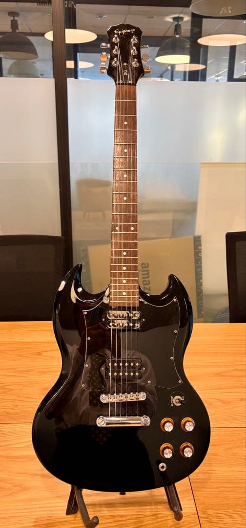【値下げ】Epiphone SGタイプ エレキギター 黒
