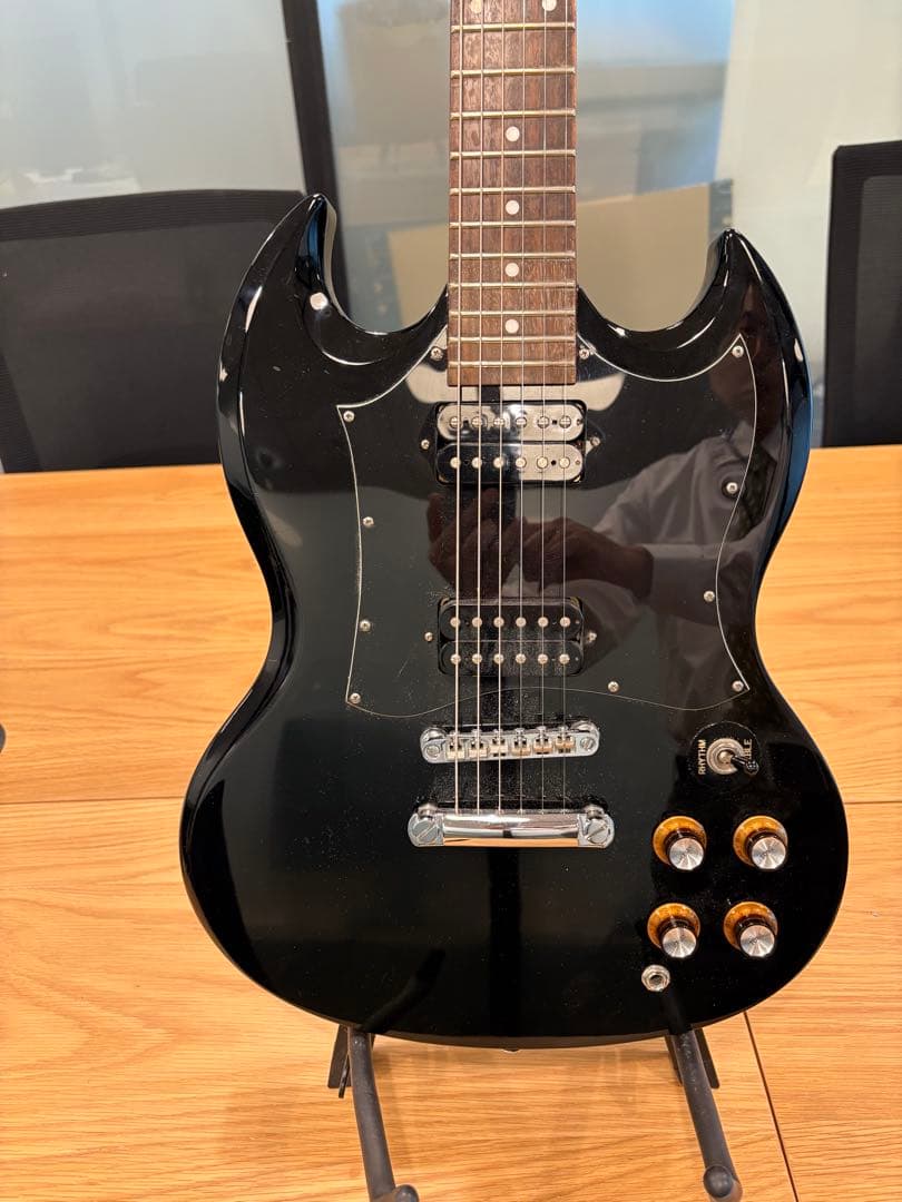 【値下げ】Epiphone SGタイプ エレキギター 黒