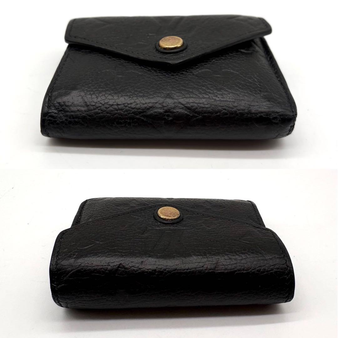 【IC搭載】ルイヴィトン モノグラム アンプラント ポルトフォイユ ゾエ 黒