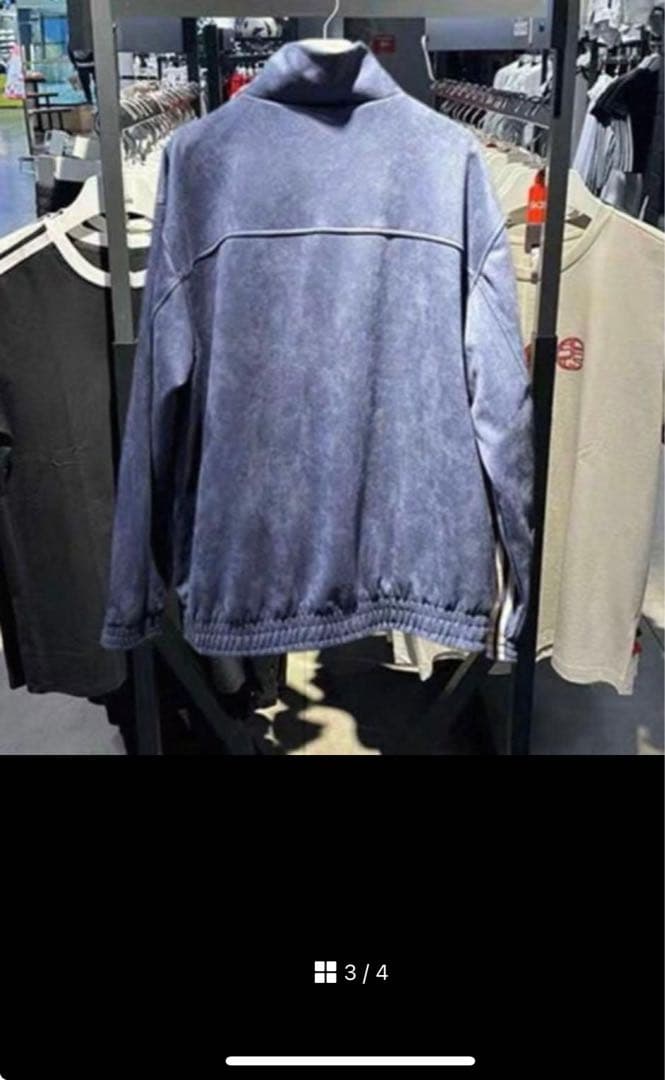 きょー ！adidas ブルー ジャケットXL