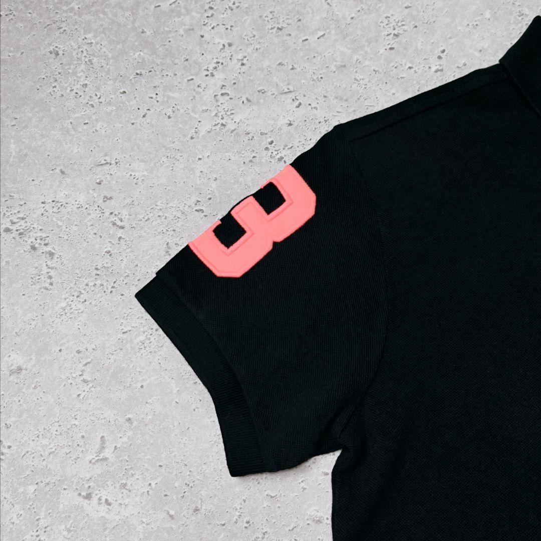 POLO RALPH LAUREN ポロシャツ　刺繍　ブラック　ビッグポニー