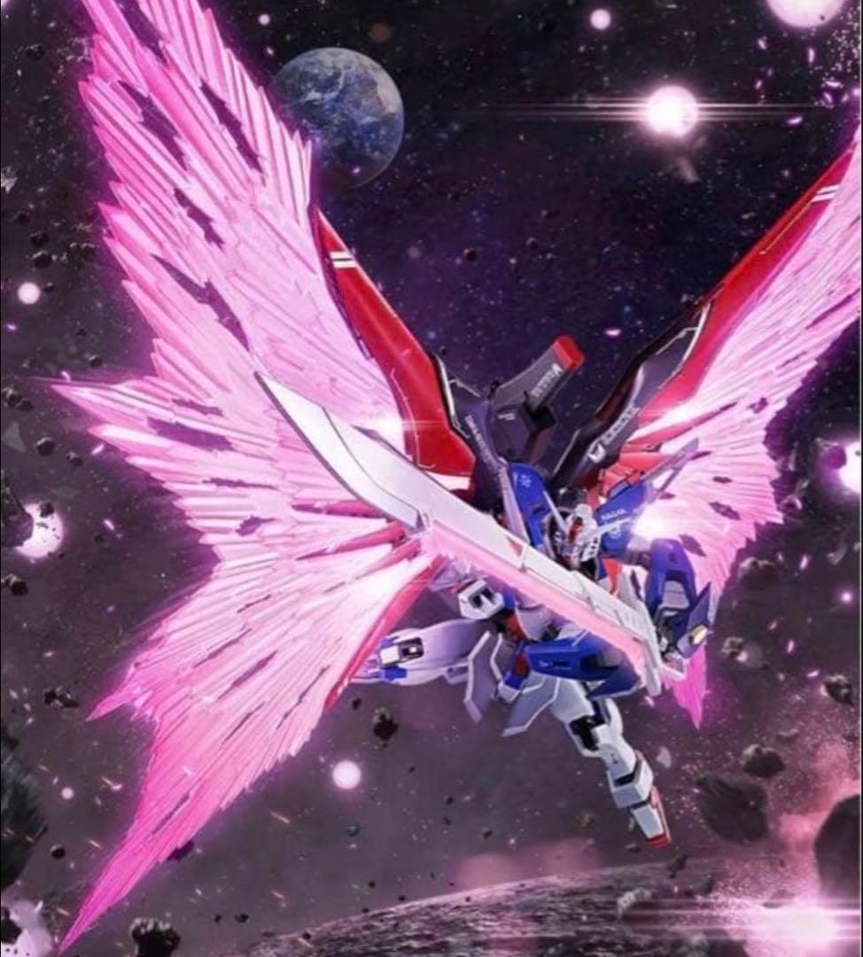 L ROBOT魂デスティニィーガンダムspecⅡゼウスシルエット、光の翼