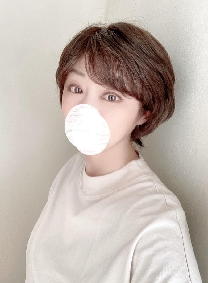 らむね　ジュリアオージェ　人毛MIX　クレバーショート　ナチュラルブラウン