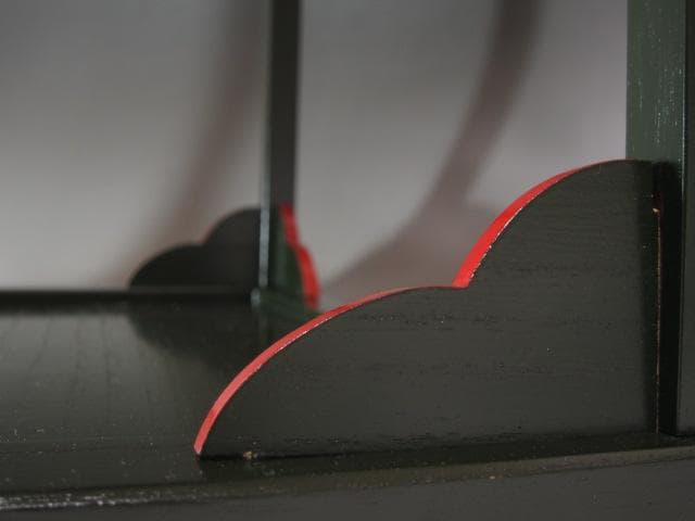 【セール】★　駒沢利斎　糸巻棚　表千家　十三代　即中斎の花押★x517