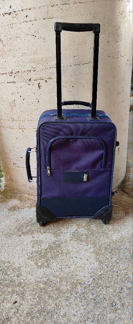 航空会社仕様スーツケース濃紺 ヴィンテージ　1980年代