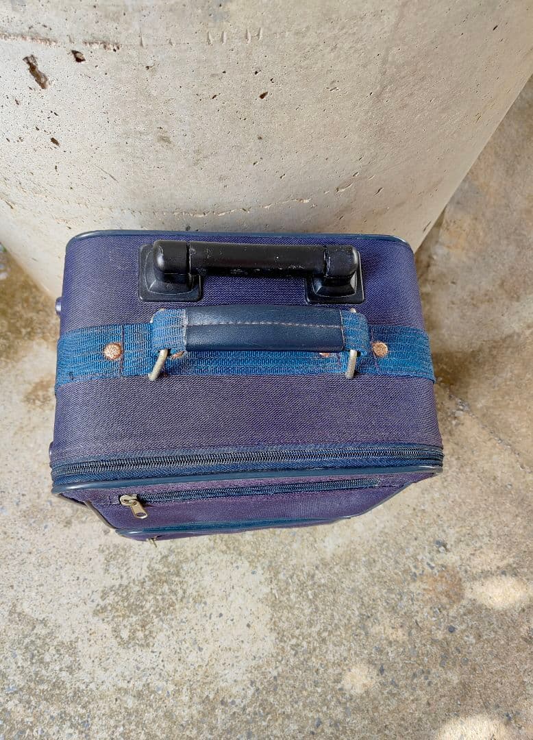 航空会社仕様スーツケース濃紺 ヴィンテージ　1980年代