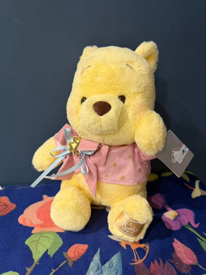 上海ディズニーストア正規品10周年ぷーさんぬいぐるみ