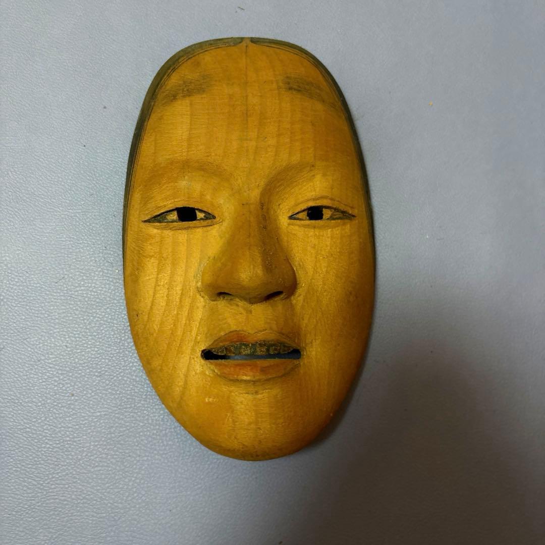 木彫り　能面