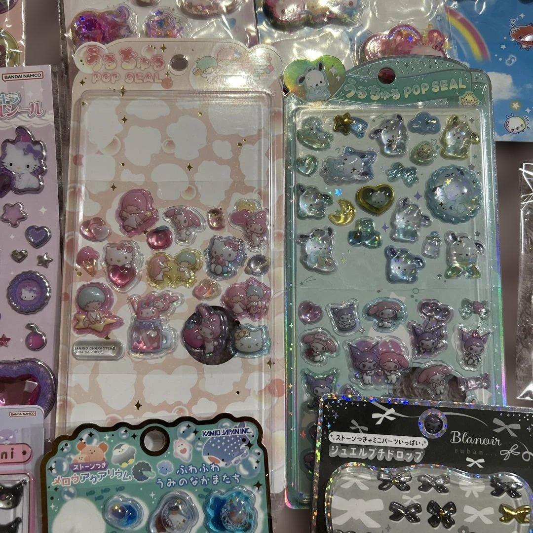 ボンドロ　うるちゅる　ウォーター　おはじき　ジュエル　他　おすそ分けシールセット