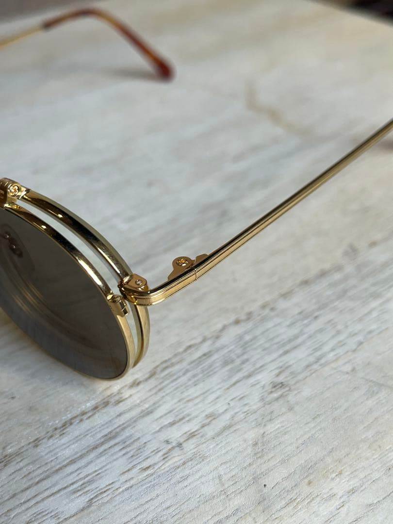 【アンティーク】AMIPARIS 858 08跳ね上げ 度入り メガネ 眼鏡