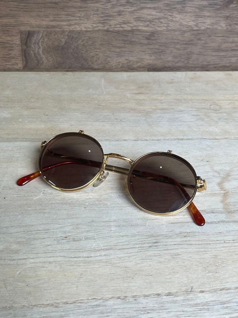 【アンティーク】AMIPARIS 858 08跳ね上げ 度入り メガネ 眼鏡