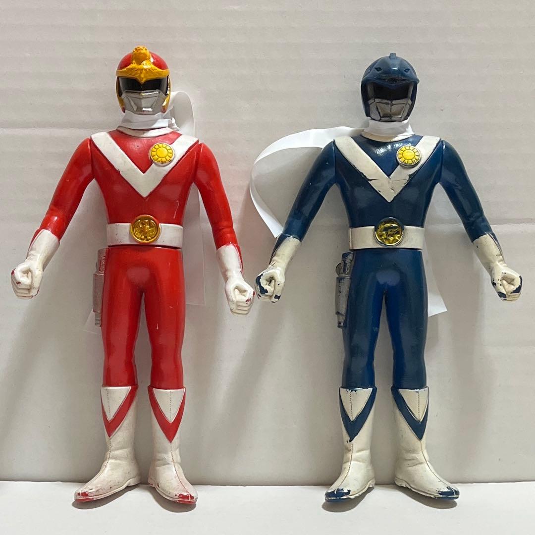 ☆サンバルカン バルイーグル バルパンサー バルシャーク ソフビ 16.5cm☆