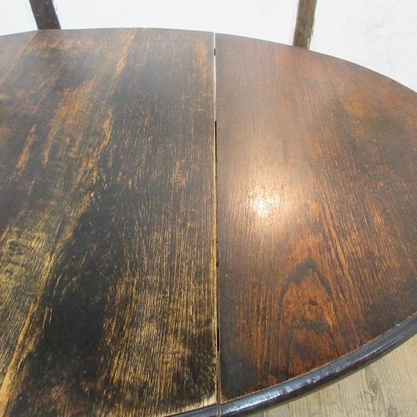 イギリス アンティーク 家具 ゲートレッグテーブル ツイスト 英国 6127e