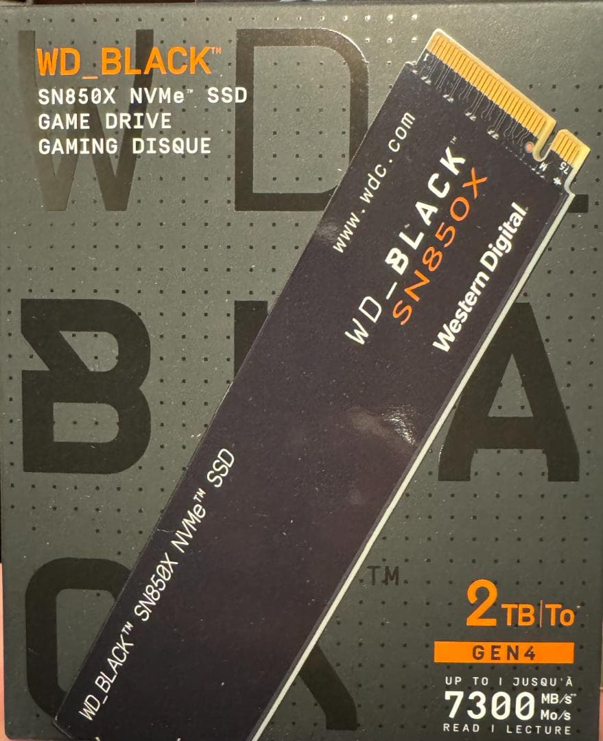 【新品未開封】ウエスタンデジタル BLACK SN850X 2TB SSD
