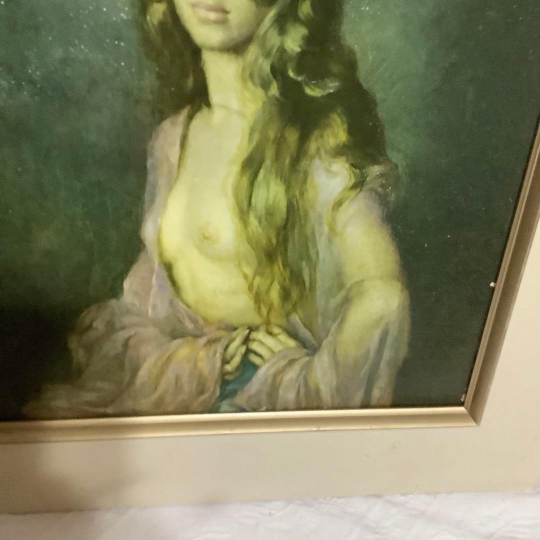 FRANCISCO RIBERA フランシスコ・リベラ　油絵　裸婦画　サイン入り