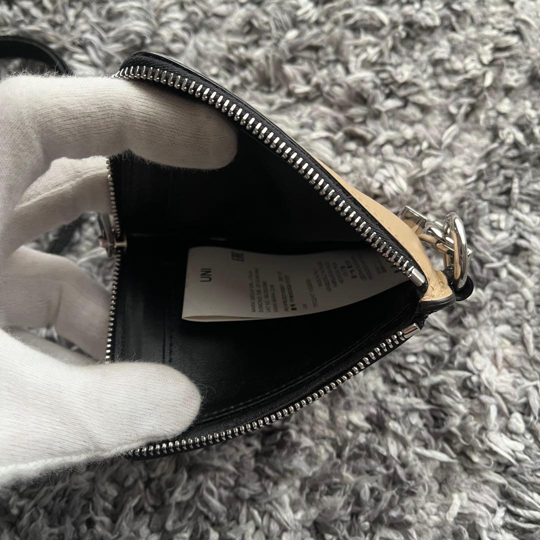 【美品！】MARNI ネックポーチ ケース ウォレット ベージュ ブラック