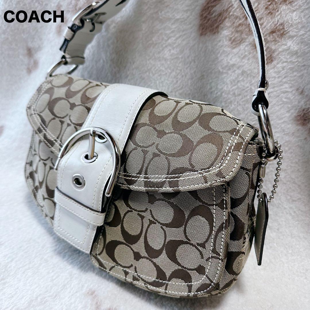 バッグ COACH SOHO signature oneshoulder bag y2k