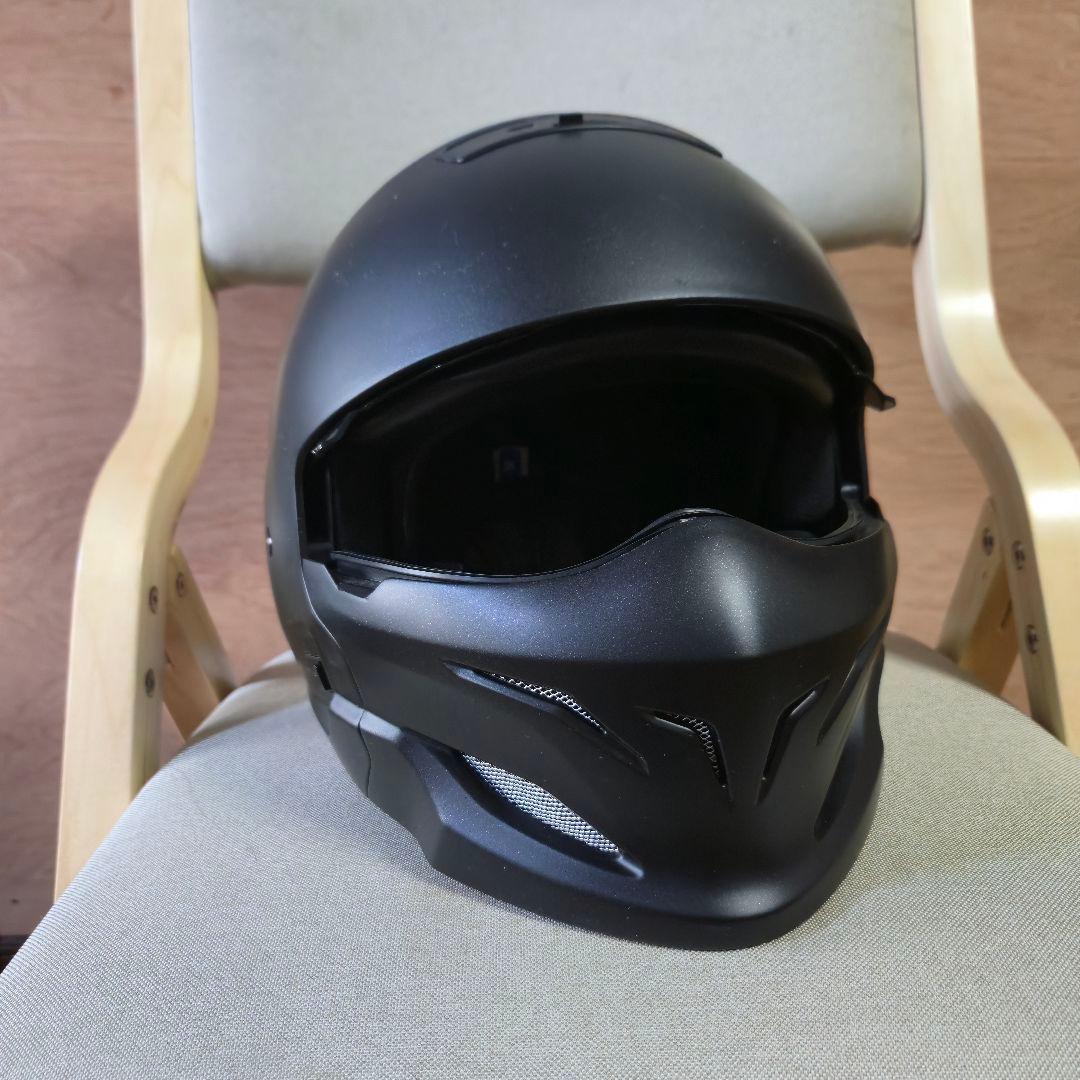 フルフェイスヘルメット マットブラック　Mサイズ