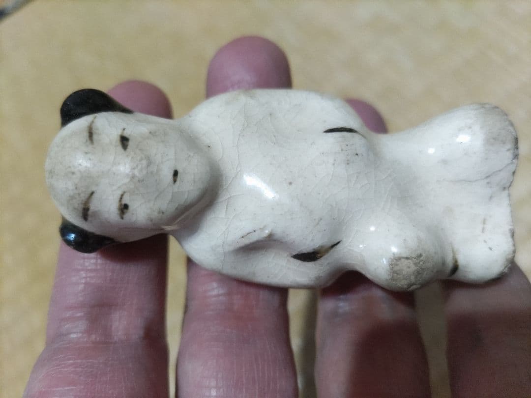 中国　· 磁州窯　唐子　人形　宋