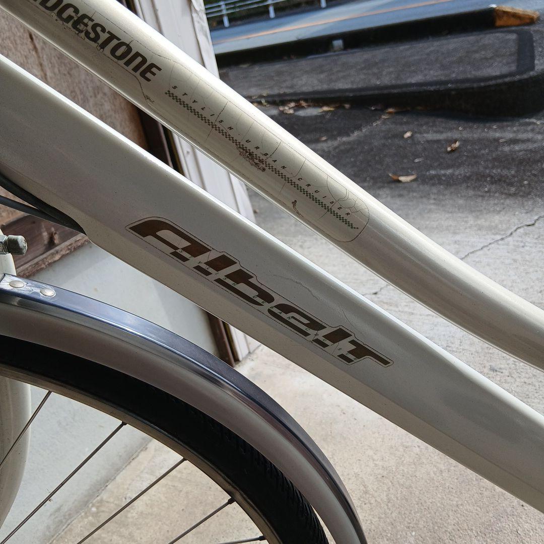 ブリジストン　アルベルト　シャンパンホワイト27インチ　引き取り限定です！